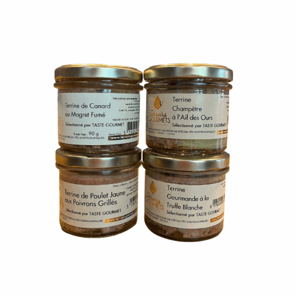 lot de 4 Terrines