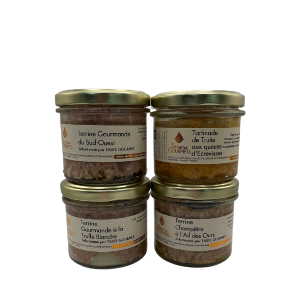 lot de 4 Terrines