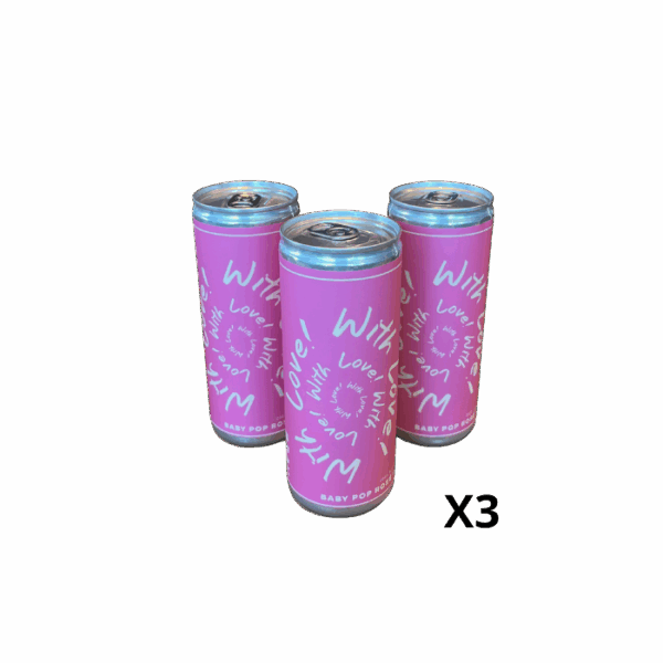 Rosé canette 25cl (X3)